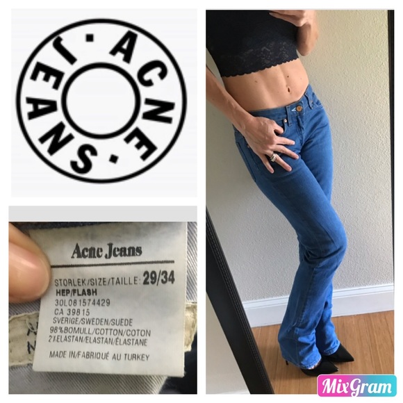 Acne | Jeans | Acne Jeans Hep Flash Stretch 2934 | Poshmark